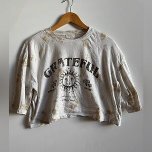 Grateful Graphic Crop Top